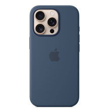 iPhone 16 Pro Silicone Case with MagSafe - Denim