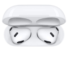 سماعات أبل إيربودز من الجيل الثالث مع علبة شحن Magsafe