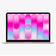 لابتوب (Apple MacBook Neo) معالج Apple A18 Pro ذاكرة  8 جيجابايت، تخزين SSD بسعة 256 جيجابايت - لون وردي فاتح