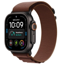 Apple Watch Ultra 4 GPS + Cellular 49mm Black Titanium Case with  Burgundy Alpine Loop - M