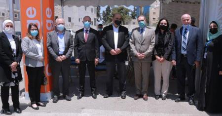 Ministers of Health and Digital Economy visit Orange COVID vaccine station