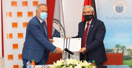 Princess Sumaya University for Technology and Orange Jordan sign an agreement to accredit the training certificates of the Coding Academy graduates