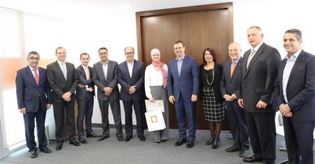 Orange Jordan honors Heba Shabrouq the winner of the best technological project prize in the US 