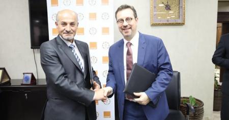 Orange Jordan offers its services to the Greater Irbid Municipality and Yarmouk Water Company