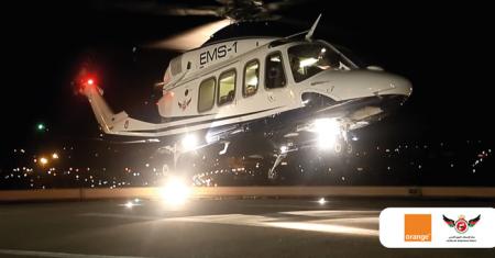 Orange Jordan assists Jordan Air Ambulance to transport a patient with a critical medical condition