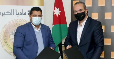 Orange Jordan and Greater Madaba Municipality partnership to offer Fiber service