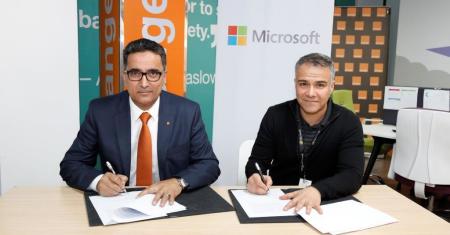 Orange Jordan signs a strategic partnership with Microsoft Jordan