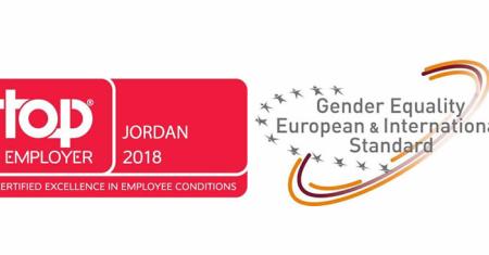 Orange Jordan receives two international certificates in human resources