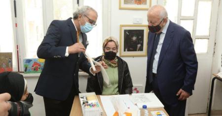 Orange Jordan supports an art exhibition by visually impaired students