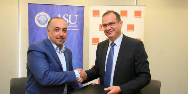Orange Jordan signs an agreement with Applied Science University to provide telecom services