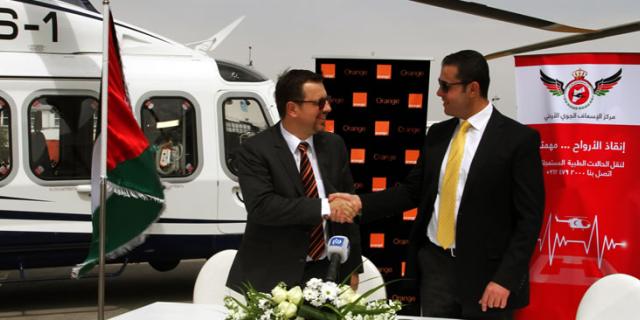 Orange Jordan leads to be the first telecom sponsor for Jordan Air Ambulance Centre